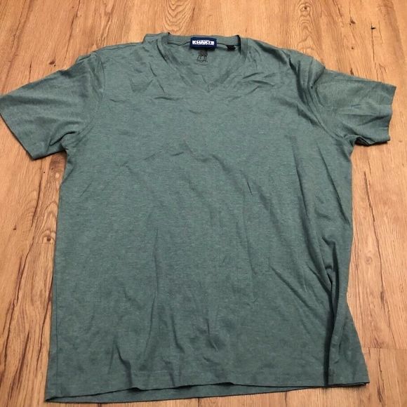 J Lawrence Khakis of Carmel Raffi Vneck Tshirt sz XL Green - Picture 1 of 5